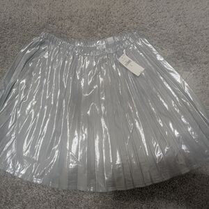 GAP Shiny Silver Kids Skirt